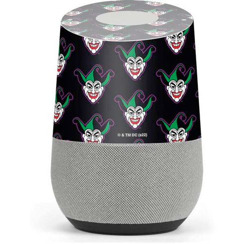 DC Comics The Joker Logo Pattern Google Home Skin