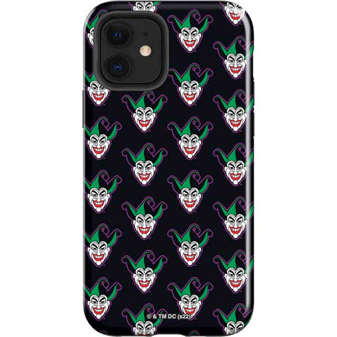 DC Comics The Joker Logo Pattern iPhone 12 Impact Case