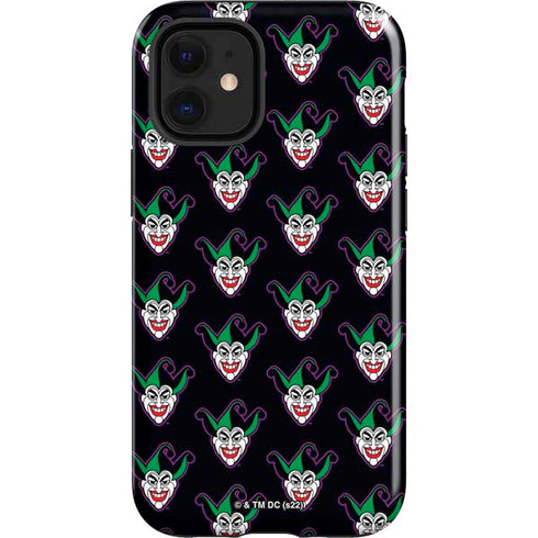DC Comics The Joker Logo Pattern iPhone 12 Mini Impact Case