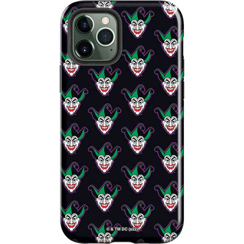 DC Comics The Joker Logo Pattern iPhone 12 Pro Impact Case