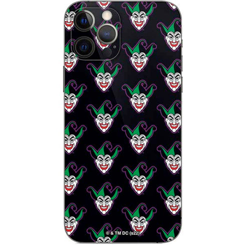 DC Comics The Joker Logo Pattern iPhone 12 Pro Skin