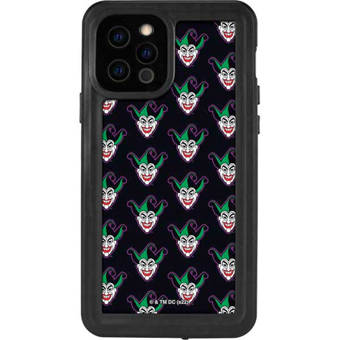 DC Comics The Joker Logo Pattern iPhone 12 Pro Waterproof Case