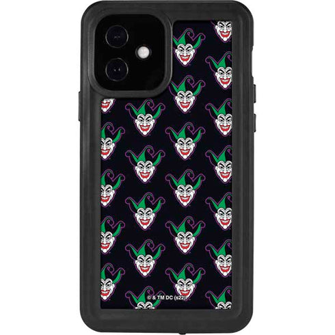 DC Comics The Joker Logo Pattern iPhone 12 Waterproof Case