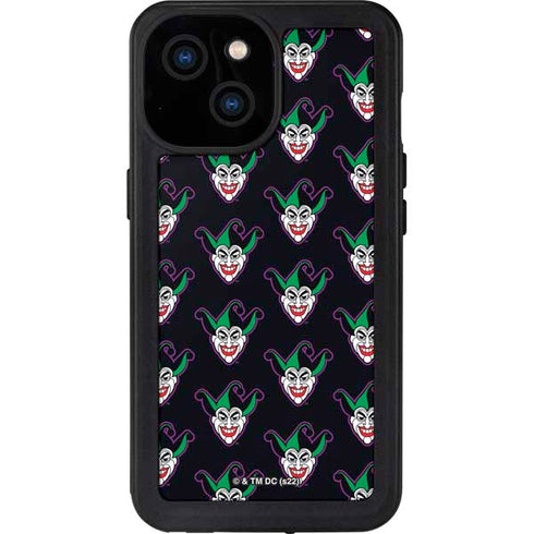 DC Comics The Joker Logo Pattern iPhone 13 Mini Waterproof Case