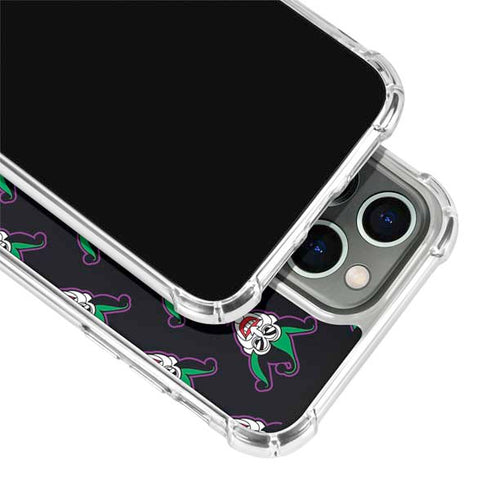 DC Comics The Joker Logo Pattern iPhone 13 Pro Clear Case