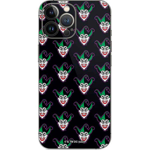DC Comics The Joker Logo Pattern iPhone 13 Pro Max Skin