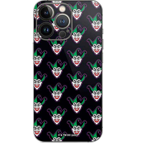 DC Comics The Joker Logo Pattern iPhone 13 Pro Skin