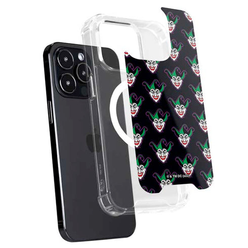 DC Comics The Joker Logo Pattern iPhone 15 Pro MagSafe Case