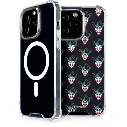 DC Comics The Joker Logo Pattern iPhone 14 Pro MagSafe Case