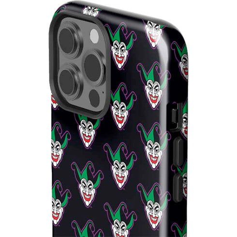 DC Comics The Joker Logo Pattern iPhone 15 Pro Max Impact Case