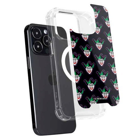 DC Comics The Joker Logo Pattern iPhone 15 Pro Max MagSafe Case