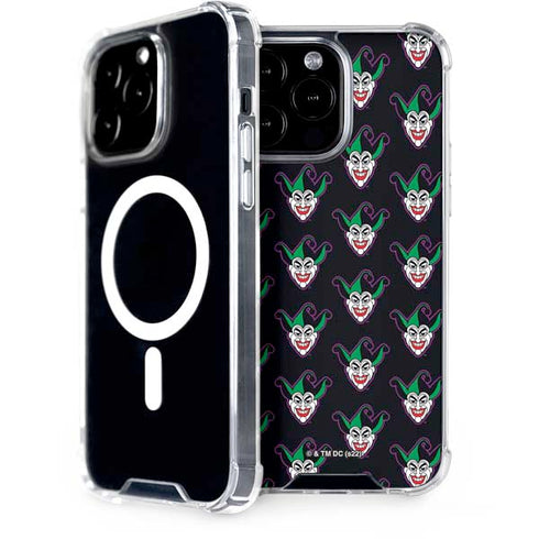 DC Comics The Joker Logo Pattern iPhone 14 Pro Max MagSafe Case