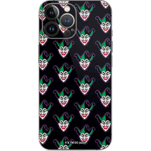 DC Comics The Joker Logo Pattern iPhone 14 Pro Max Skin