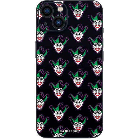DC Comics The Joker Logo Pattern iPhone 14 Skin