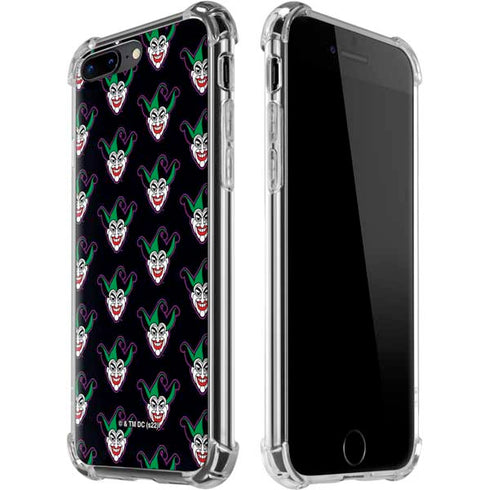 DC Comics The Joker Logo Pattern iPhone 7/8 Plus Clear Case