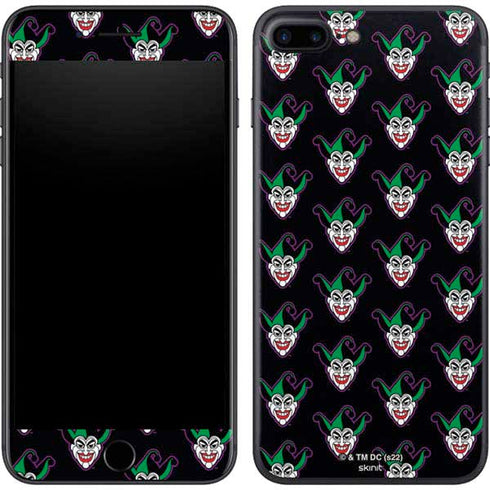DC Comics The Joker Logo Pattern iPhone 8 Plus Skin