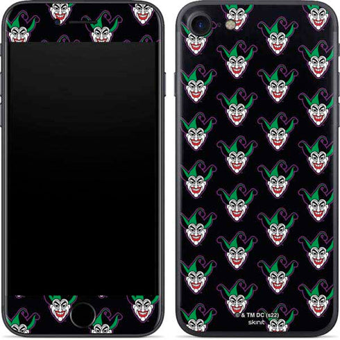 DC Comics The Joker Logo Pattern iPhone 8 Skin