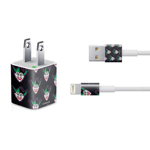 DC Comics The Joker Logo Pattern iPhone Charger (5W USB) Skin