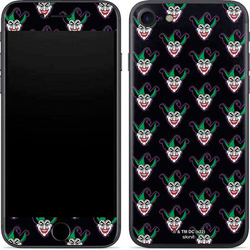 DC Comics The Joker Logo Pattern iPhone SE (2nd & 3rd Gen) Skin