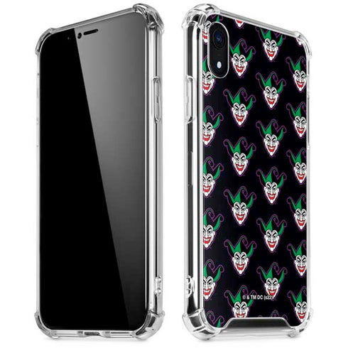 DC Comics The Joker Logo Pattern iPhone XR Clear Case