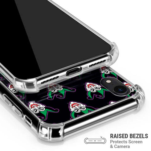 DC Comics The Joker Logo Pattern iPhone XR Clear Case
