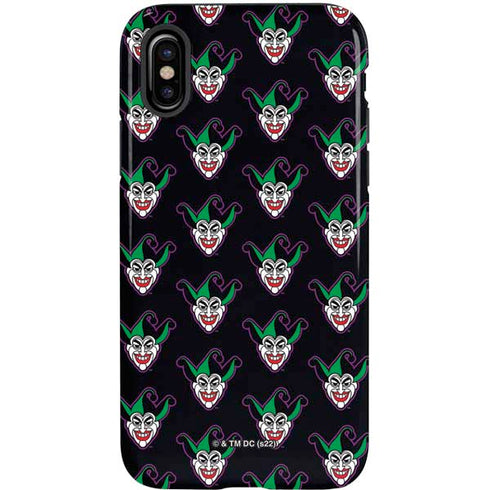 DC Comics The Joker Logo Pattern iPhone XS Pro Case