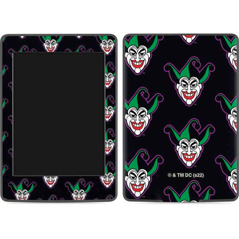 DC Comics The Joker Logo Pattern Amazon Kindle Skin