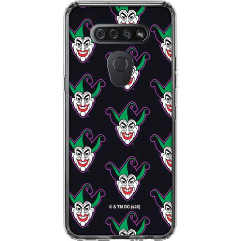 DC Comics The Joker Logo Pattern LG K51/Q51 Clear Case