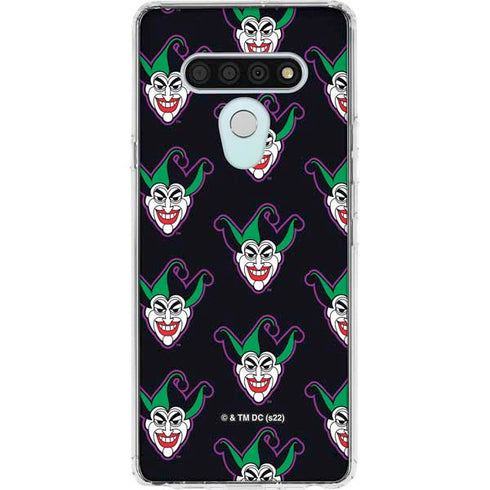 DC Comics The Joker Logo Pattern LG Stylo 6 Clear Case