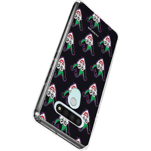 DC Comics The Joker Logo Pattern LG Stylo 6 Clear Case