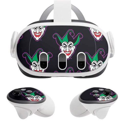 DC Comics The Joker Logo Pattern Meta Quest 3 Skin