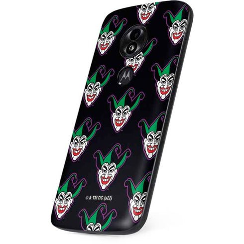 DC Comics The Joker Logo Pattern Moto E5 Play Skin