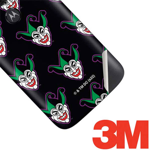 DC Comics The Joker Logo Pattern Moto E5 Play Skin