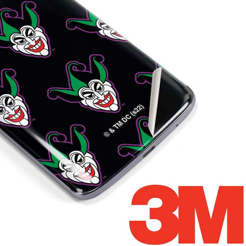 DC Comics The Joker Logo Pattern Moto E5 Plus Skin
