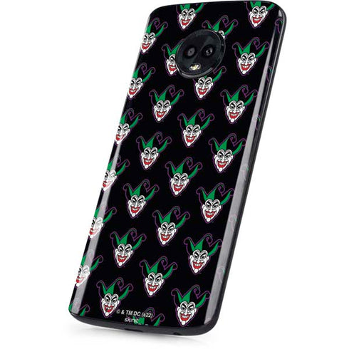 DC Comics The Joker Logo Pattern Moto G6 Skin