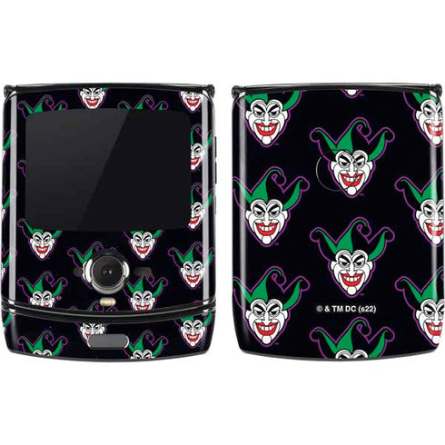 DC Comics The Joker Logo Pattern Motorola RAZR Skin
