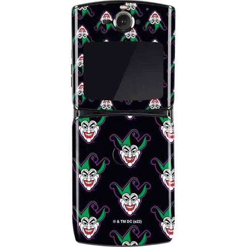 DC Comics The Joker Logo Pattern Motorola RAZR Skin