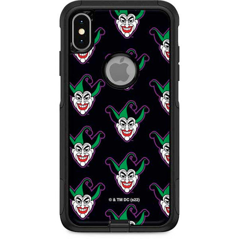 DC Comics The Joker Logo Pattern Otterbox Commuter iPhone Skin