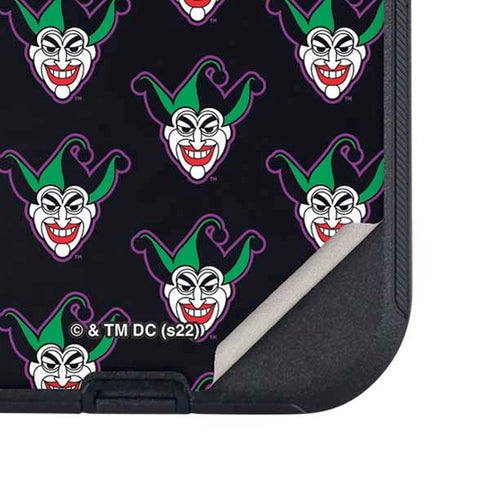 DC Comics The Joker Logo Pattern Otterbox Defender iPhone Skin