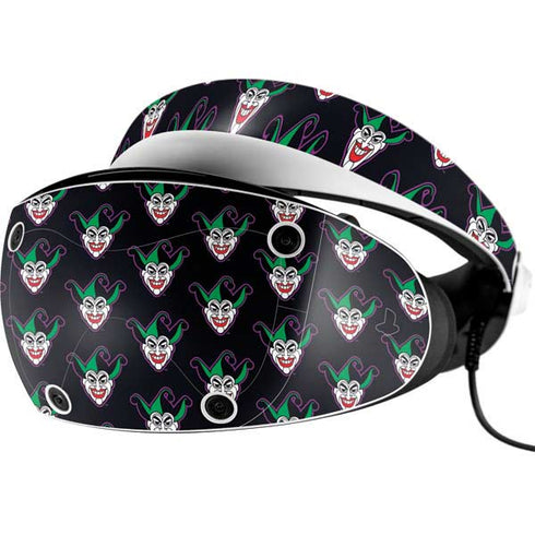 DC Comics The Joker Logo Pattern PlayStation VR2 Skin