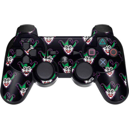 DC Comics The Joker Logo Pattern PS3 Dual Shock wireless controller Skin