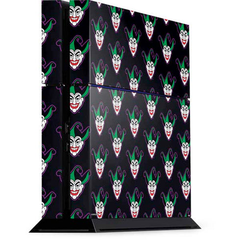 DC Comics The Joker Logo Pattern PS4 Console Skin