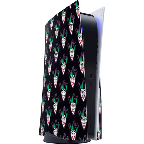 DC Comics The Joker Logo Pattern PS5 Console Skin
