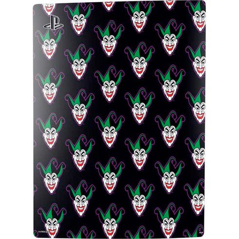 DC Comics The Joker Logo Pattern PS5 Console Skin
