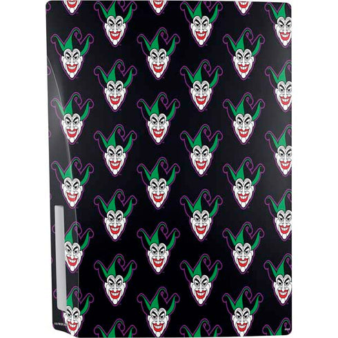 DC Comics The Joker Logo Pattern PS5 Console Skin