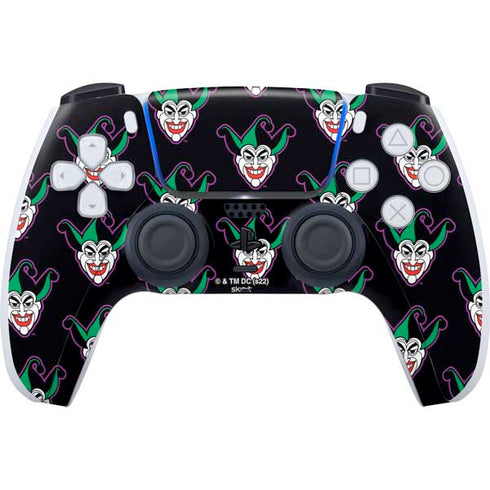 DC Comics The Joker Logo Pattern PS5 Controller Skin
