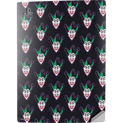 DC Comics The Joker Logo Pattern PS5 Digital Edition Console Skin