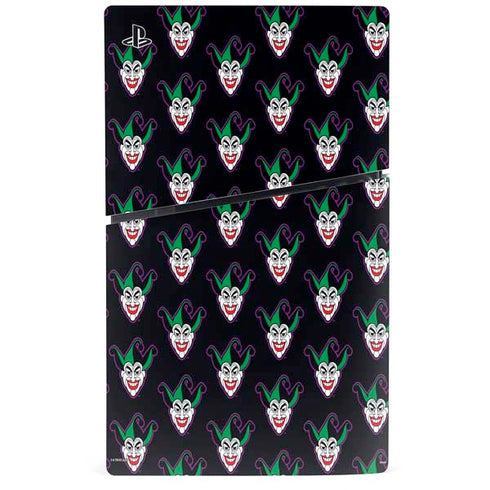 DC Comics The Joker Logo Pattern PS5 Slim Disk Bundle Skin