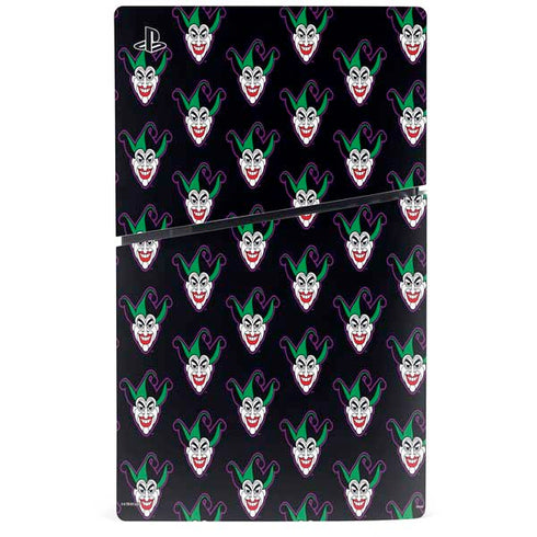 DC Comics The Joker Logo Pattern PS5 Slim Disk Console Skin