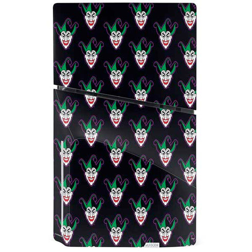 DC Comics The Joker Logo Pattern PS5 Slim Disk Console Skin